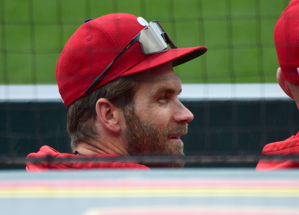 Bryce Harper wants your hat': The Phillies star swapped caps with