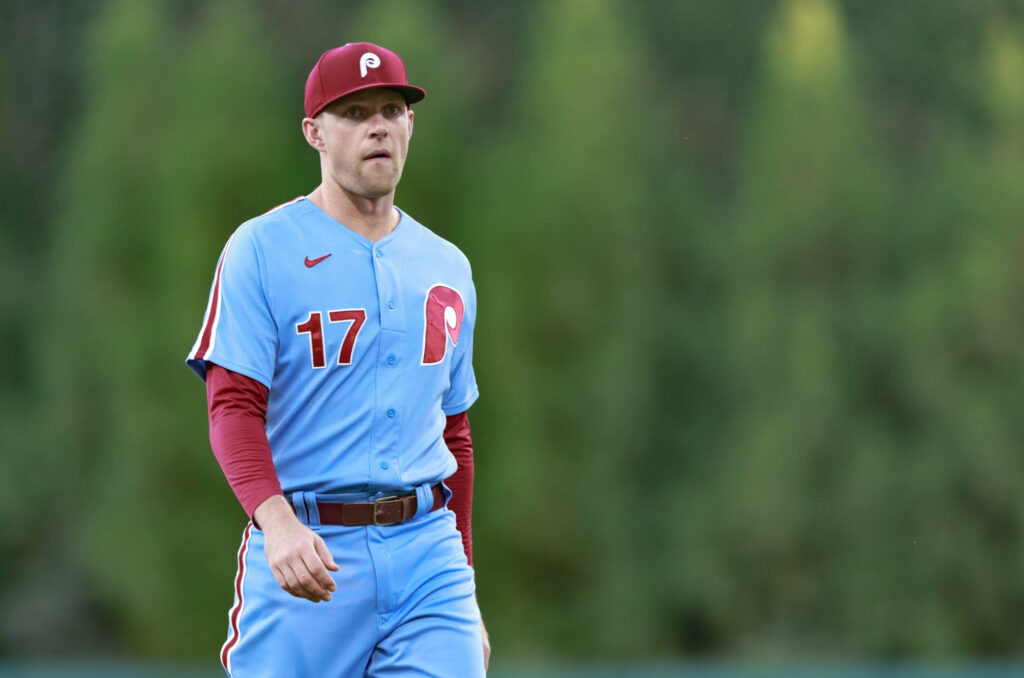 Phillies' Rhys Hoskins tells reporters, Don't forget to write