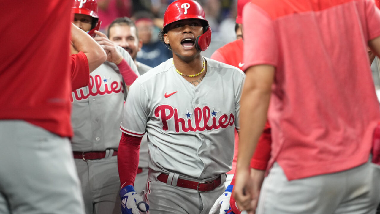 Cristian Pache delivers biggest hit of career as Phillies beat